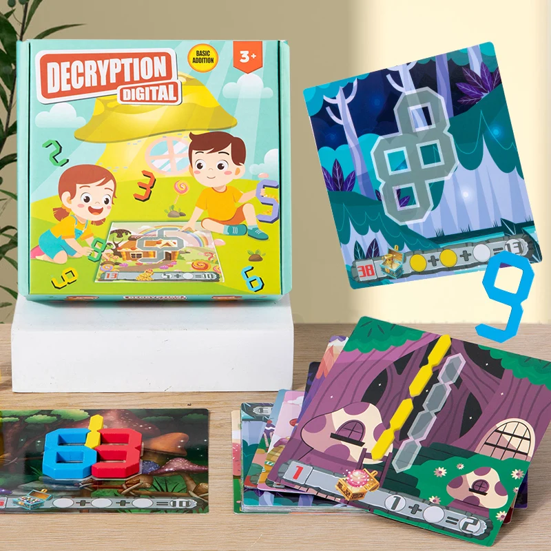 Digital Decoding Toys: Solve Math Problems Through Number Puzzles—Kids Play Their Way to Fun and Challenging Arithmetic
