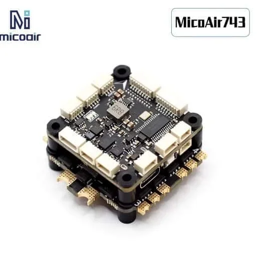 VivaHigh-performance MicoAir743 FC Dual IMU 4 In 1 ESC 30x30 50A 60A Stack With APM/PX4/INAV/BF Firmware For 3.5/5/7/10 Inch Fra