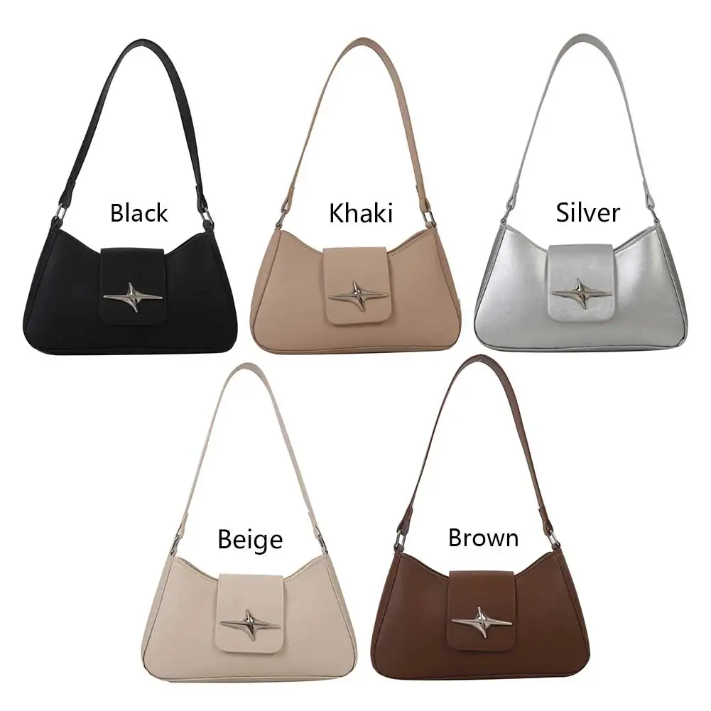 Women Classic Purses with Zipper Casual Bag PU Leather Sequin Y2K Outdoor Leisure Bag for Female