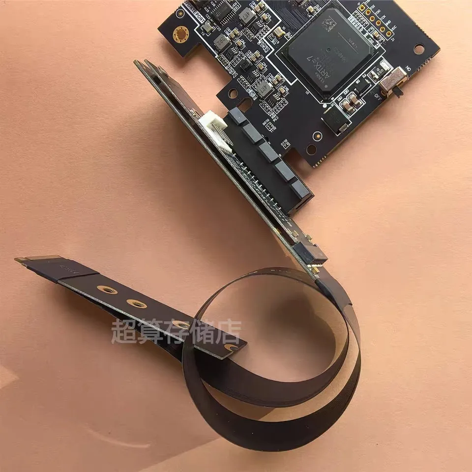 Light Blue PCIe Expansion Dock for Non-Thunderbolt Laptops