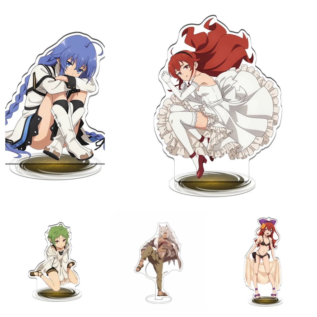 

15Anime Jobless Reincarnation Acrylic Stand Ornaments Rumi Zoey Mira Decorations cosplay Accessories Goods Christmas Gifts