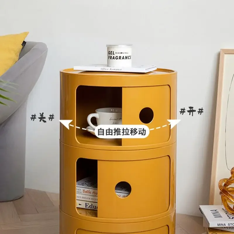 Nordic Instagram's popular bedroom cabinet seam storage cabinet mini bedside table, detachable storage cabinet Nightstands