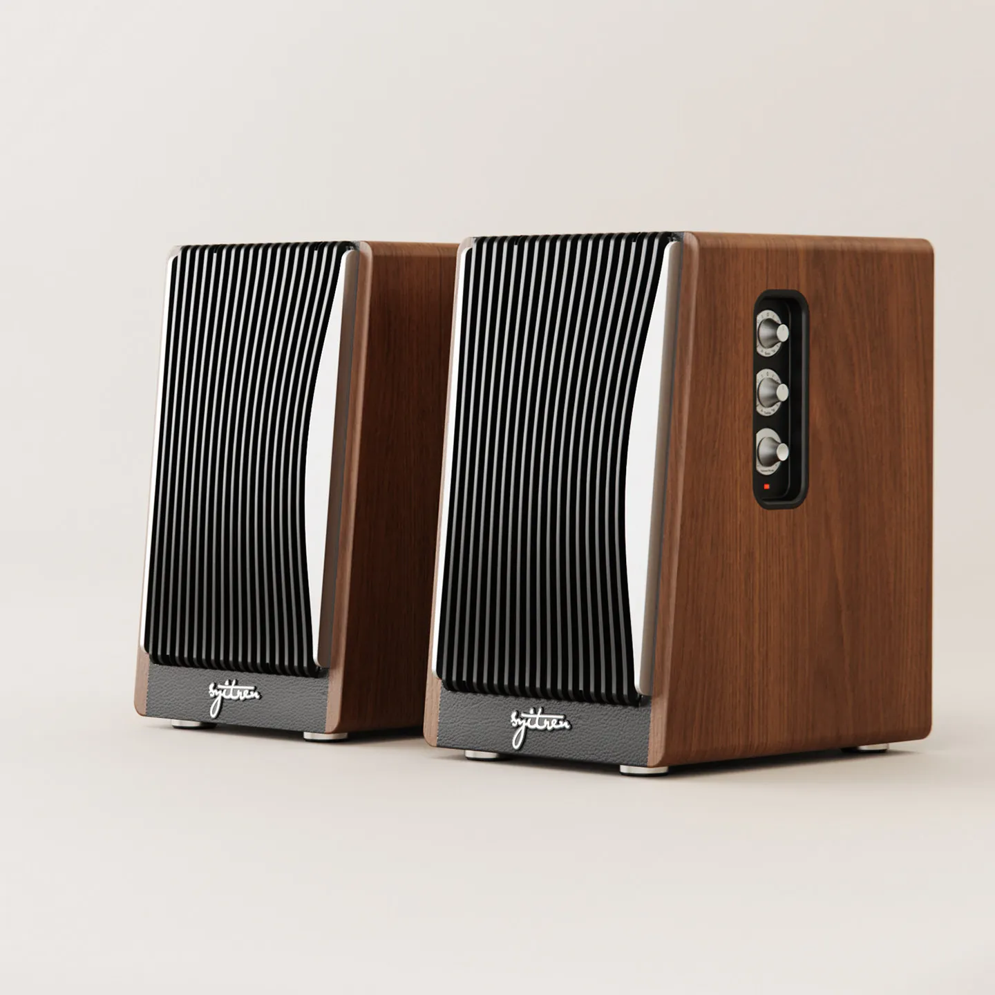 Syitren/Saitalin PADEL 2nd Generation Desktop Retro Wireless Bluetooth Speaker, HiFi Sound Quality Living Room Speaker