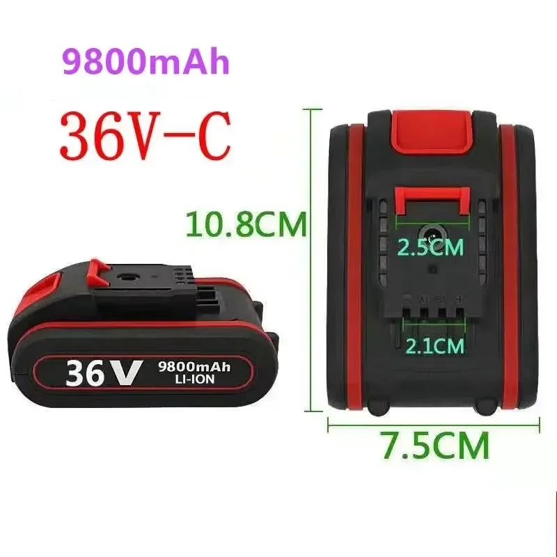 Large capacity 21v31v8800mah universal electric screwdriver electric drill lithium-ion battery