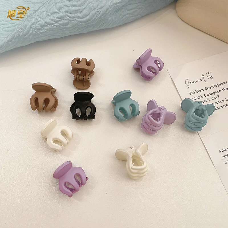 Luxury Matte Hair Claws Clips For Women Girls Sweet Colorful Small Crab Hair Clips Barrettes Hair Clamps Hair FD49511955