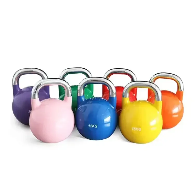 High grade colorful cast iron kettlebell for sale weightlifting competition kettlebell