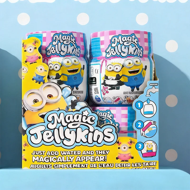 Spmt Minions Magic Shake Jar Surprise Blind Box Magic Pinch Music, Relieve Stress Fun Surprise Toy, Gift for People