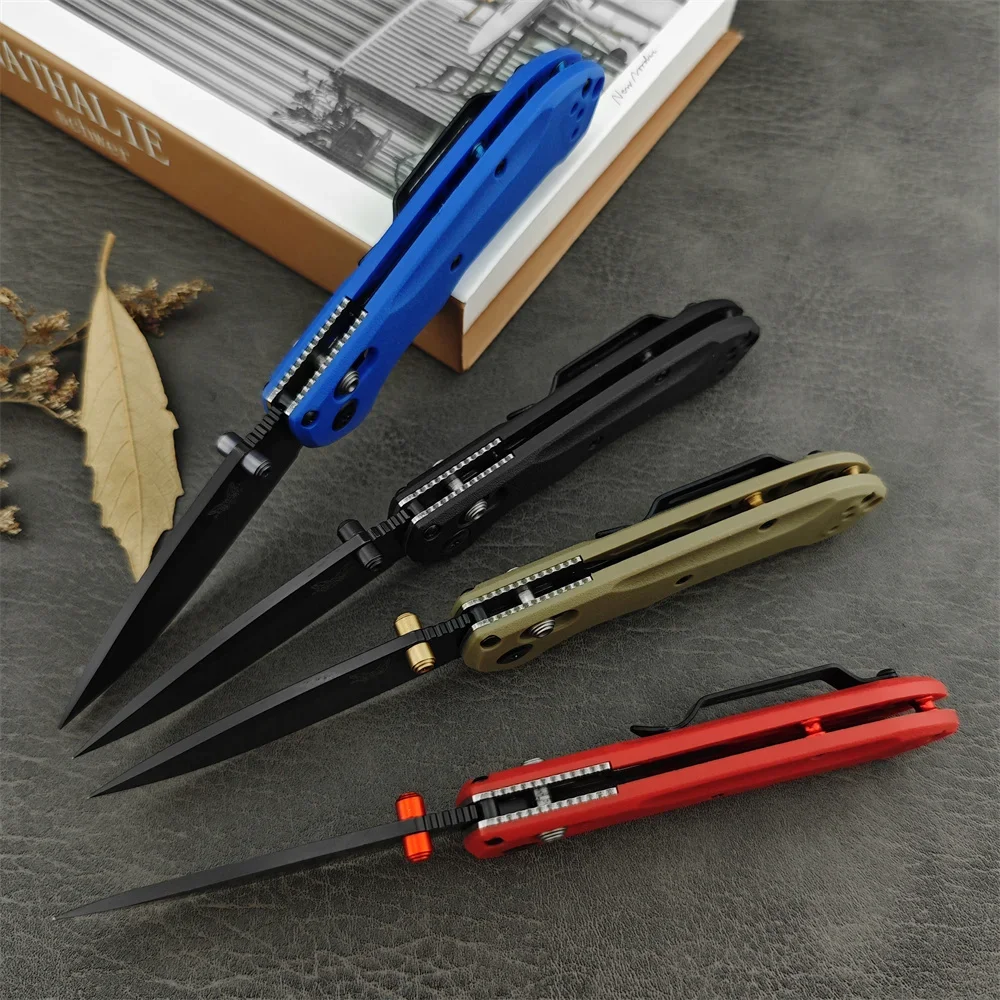 Multifunction BM 565 Mini Freek Pocket Folding Knife D2 Blade Nylon Fiber Handle Camping Hunting Knives Survival Tactical Tool