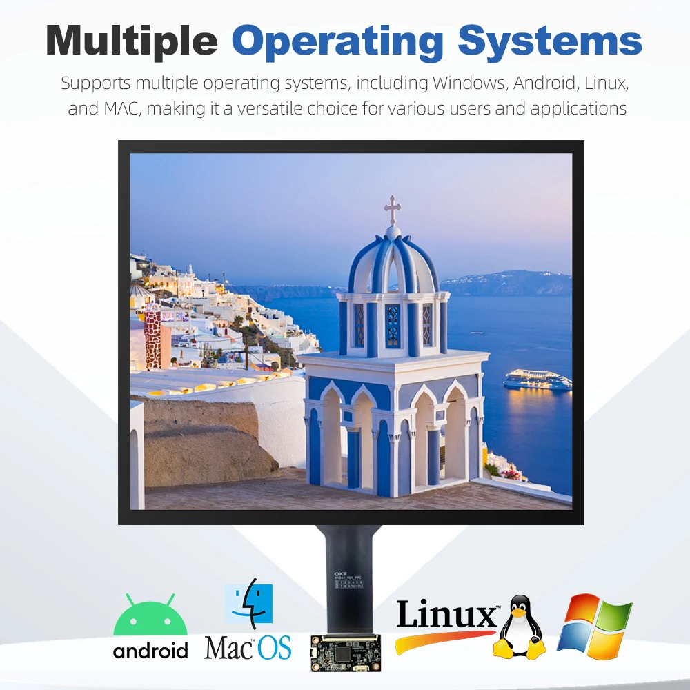 17Inch Glass Capacitive Touch Screen Multiple Dimensions Plug Play USB Controller Touch Screen Panel Smart Device Display Module