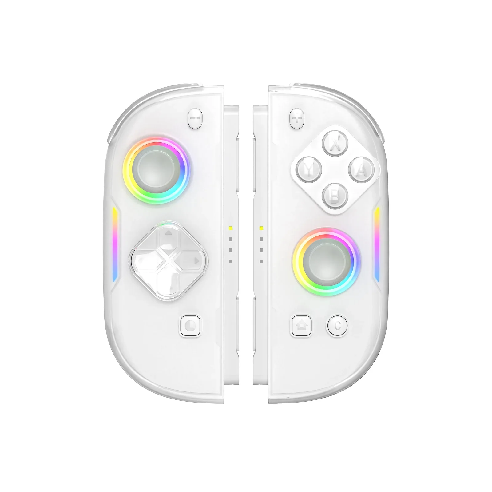 Twin Lumina Wireless Joy‑Con for Switch 2, Hall‑Effect Joystick Gamepad With Sensitive Micro‑Switch Buttons,Bluetooth Controller