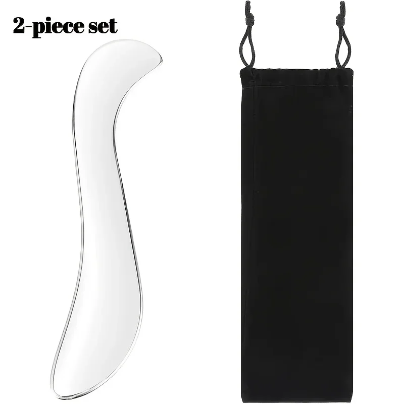 Stainless Steel Gua Sha Fascia Knife, Full Body Massage Tool for Shoulder, Neck, Back, Legs, Face and Hands