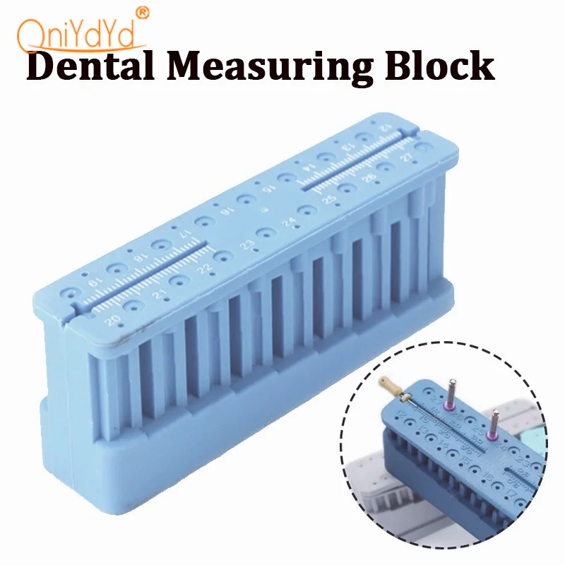 

Dental Measuring Block/Root Canal Measuring Block-Measuring Ruler Enlarging Needle Root Canal File Placement Stand