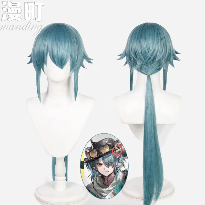 

Tomorrow's Ark BridgecosWig Water Blue Long Ponytail Simulation Scalp