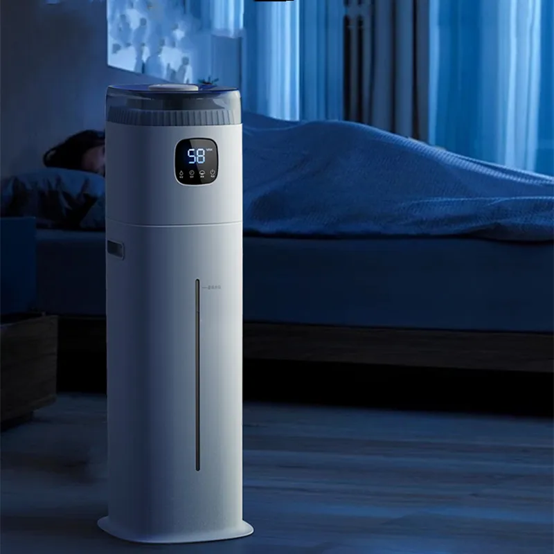 12L Intelligent Floor-Standing Humidifier Bedroom Living Room Office Three-Use Allergic Crowd Humidifier Winter Dry Skin Savior