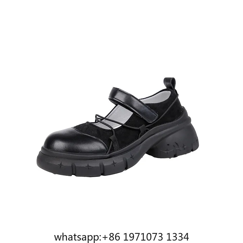 2026 Women Hot Seller Thick Soled Mary Jane Small Leather Shoes British Wind Fashion with New Single Shoe Tide Shoes for Women