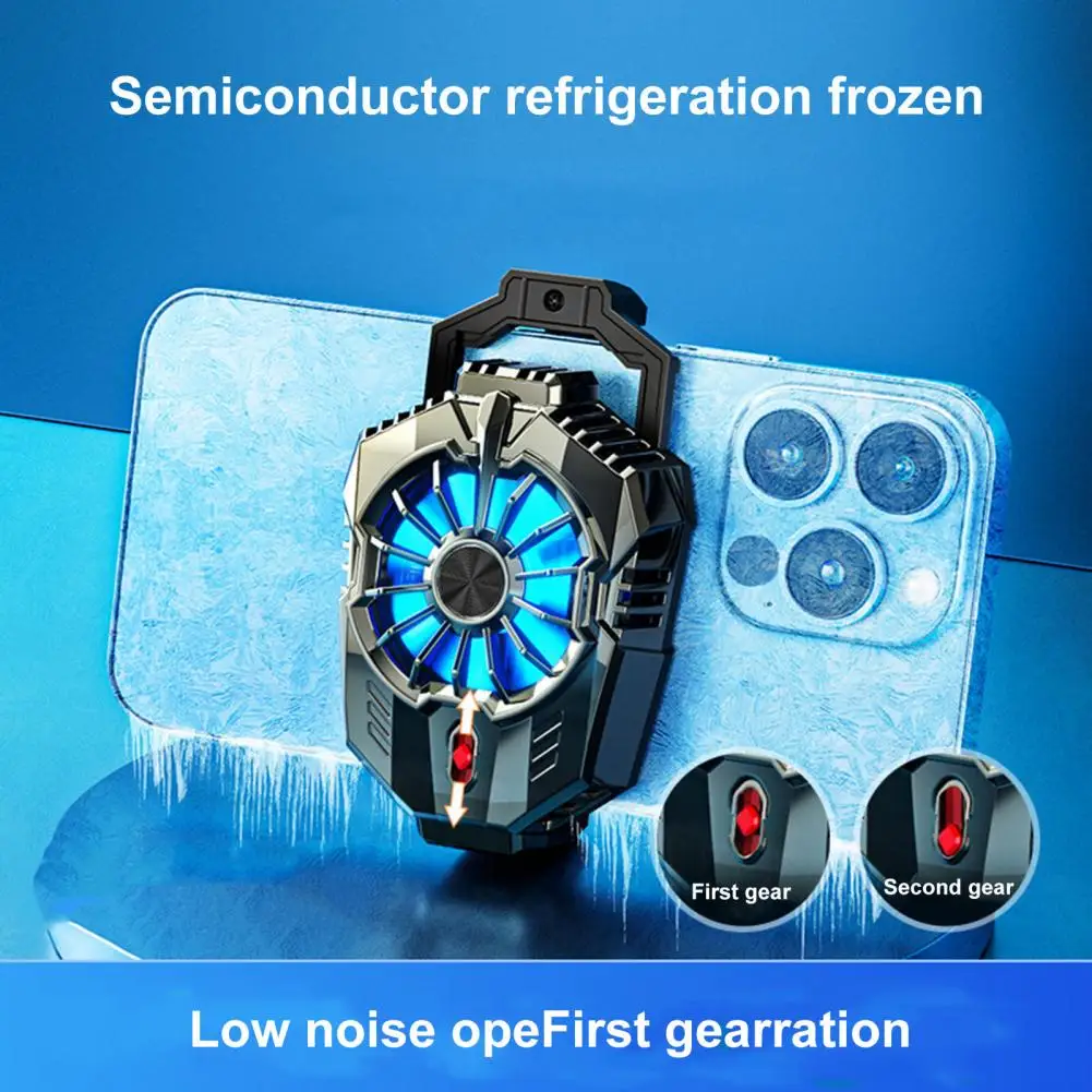 X20 Practical Phone Back Radiator Plug Play Semiconductors Easy to Carry Phone Cooler Rapid Cooling