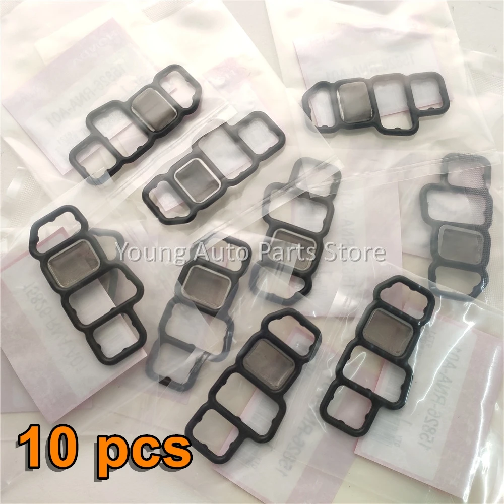 10PCS Gasket Filter VTEC Solenoid Spool Valve Gasket Seal For Honda Civic 2006-2014 For Accord 2014 15826-RNA-A01  Hot Sell