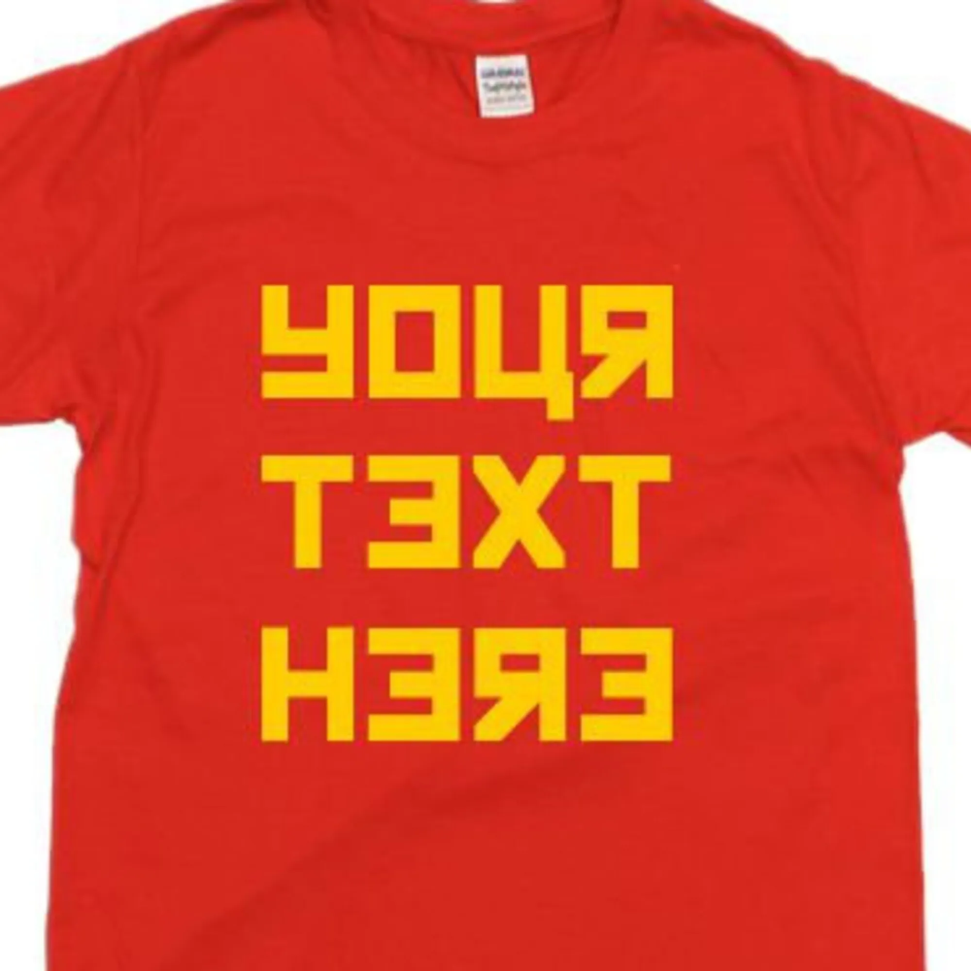 Custom Soviet Font T Shirt Personalised Various Colours