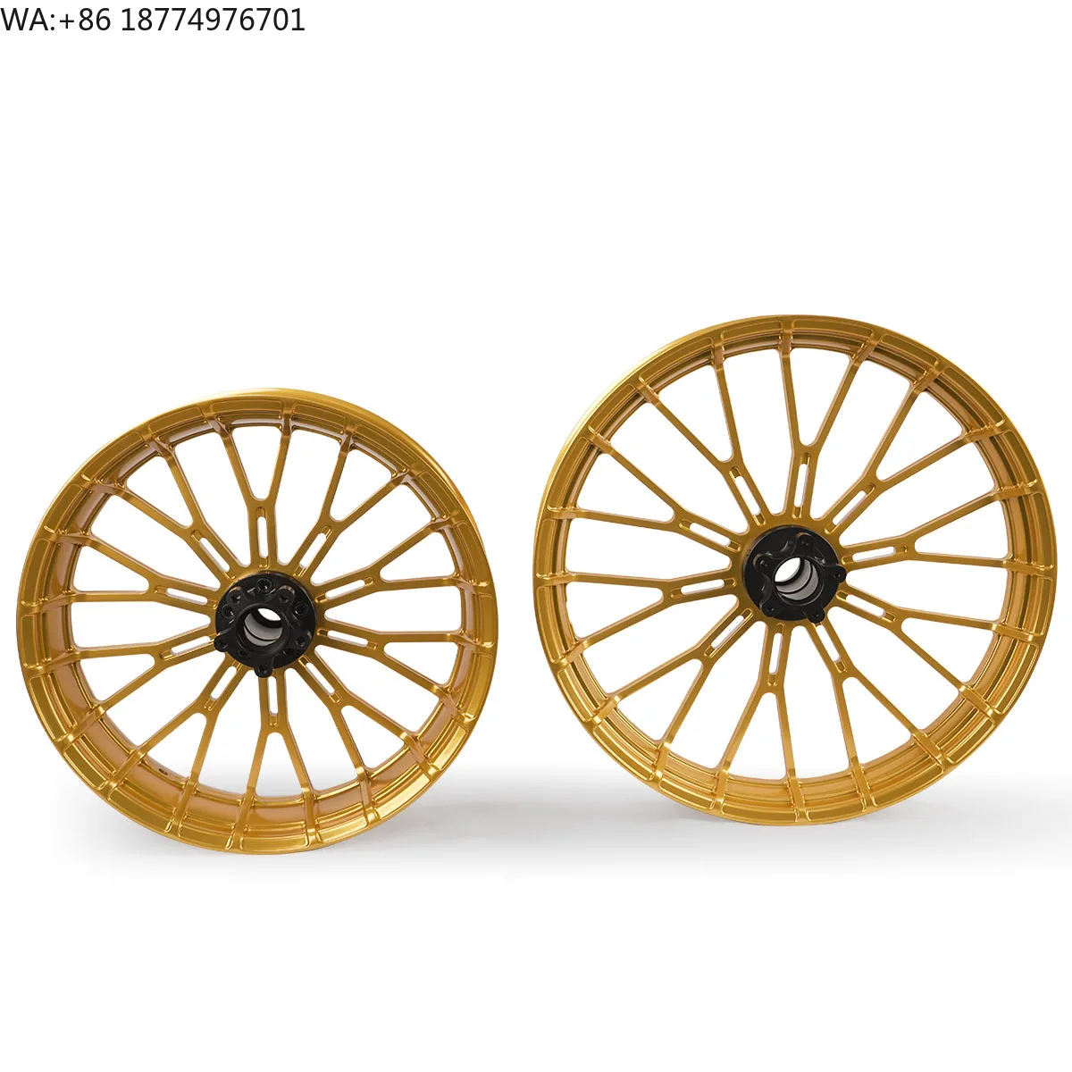 For Harley 08-later FLSTF FLSTFB FLSTFBS Gold Aluminum Alloy Wheel Motorcycle Accessories Front Rear Rim