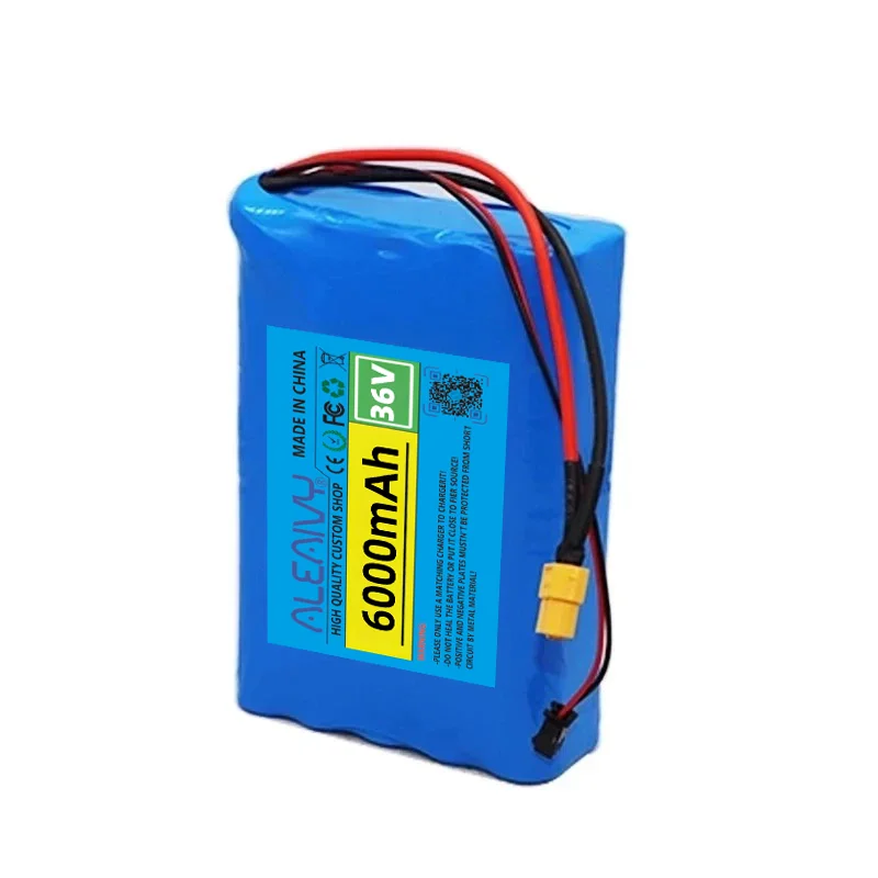 18650 Li-Ion Rechargeable battery pack 36V 10S2P 8000mAh suitable for of scooters, toys, and bicycles with Built-in BMS