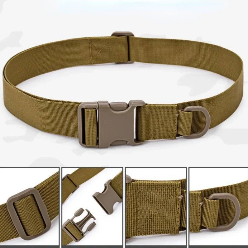 Tactical Military Belts Army Combat Quick Release Men Waist Belt Nylon Waistband Outdoor Strap Cycling Hiking Hunting Accessorie