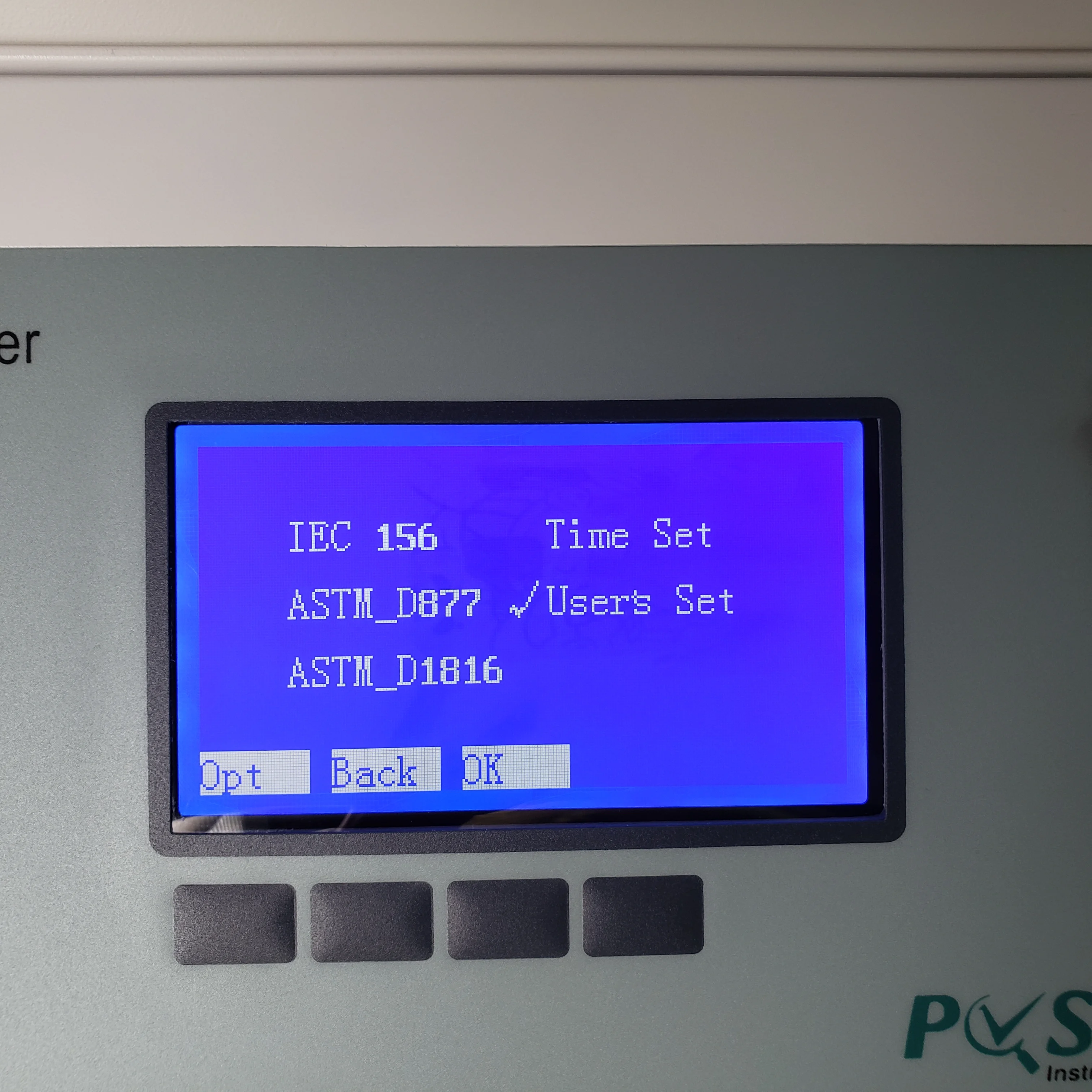 PUSH 전기 ASTM D1816 ASTM D877 오일 BDV 테스터 오일 절연 파괴 전압 시험기
