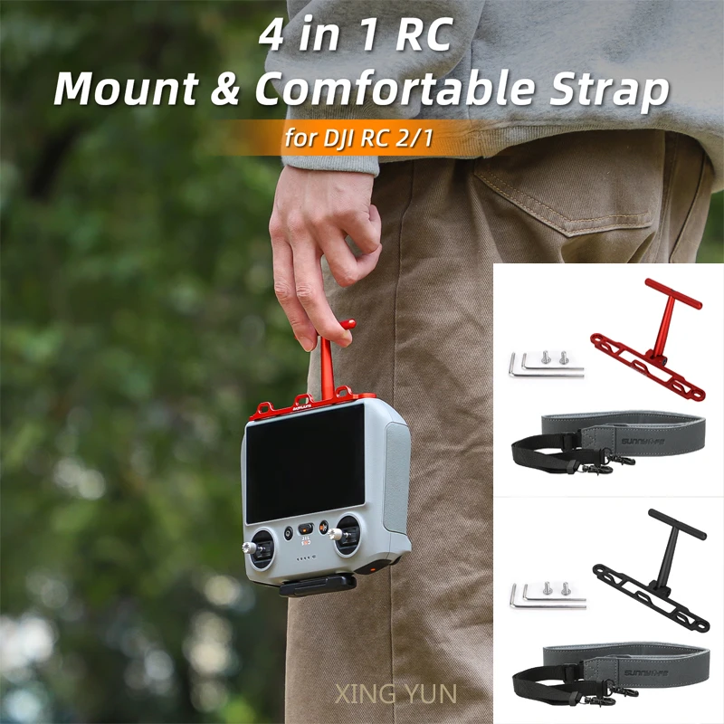 Controller For DJI RC 2/1 Lanyard Handle Waist Support Mount Neck Strap Bracket for Mini 4 3 Pro/Air 3 Accessories