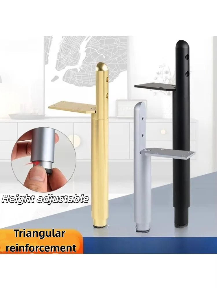 Top Resistant Adjustable Bathroom Cabinet Support Foot Can Be Lifted and Lowered Table Legs L-Shaped Height Increase Bracket