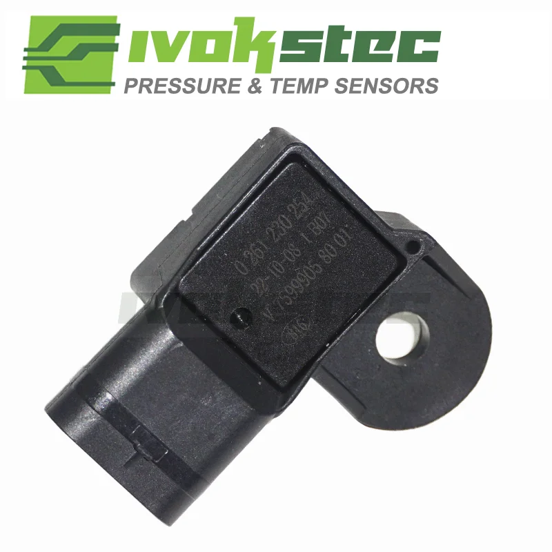 Intake Manifold Pressure MAP Sensor 0261230254 13627599905 1920RX 00001920 For BMW MINI Peugeot Partner 207 208 Citroen C4 C5