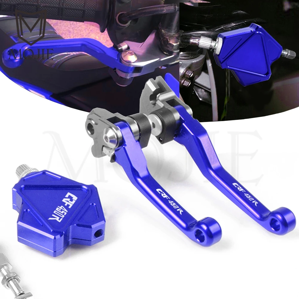 Motocross For Honda CRF450R CRF 450R 450 R CNC Moto Pivot Brake Stunt Clutch Lever Easy Pull Cable System Accessories CRF 450 R