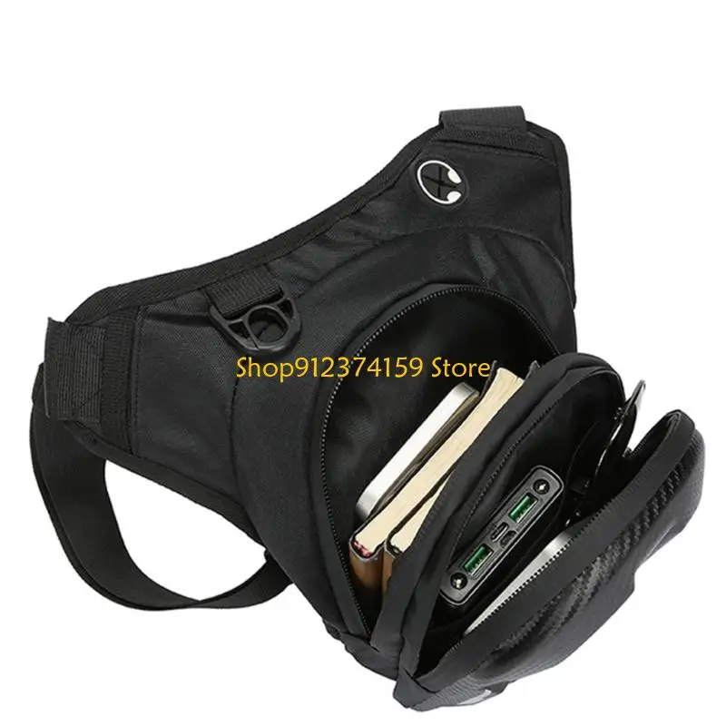 G5AE Thigh Bag,Motorcycle Leg Bag for Men Women Drop Leg Bag with Removable Leg Strap