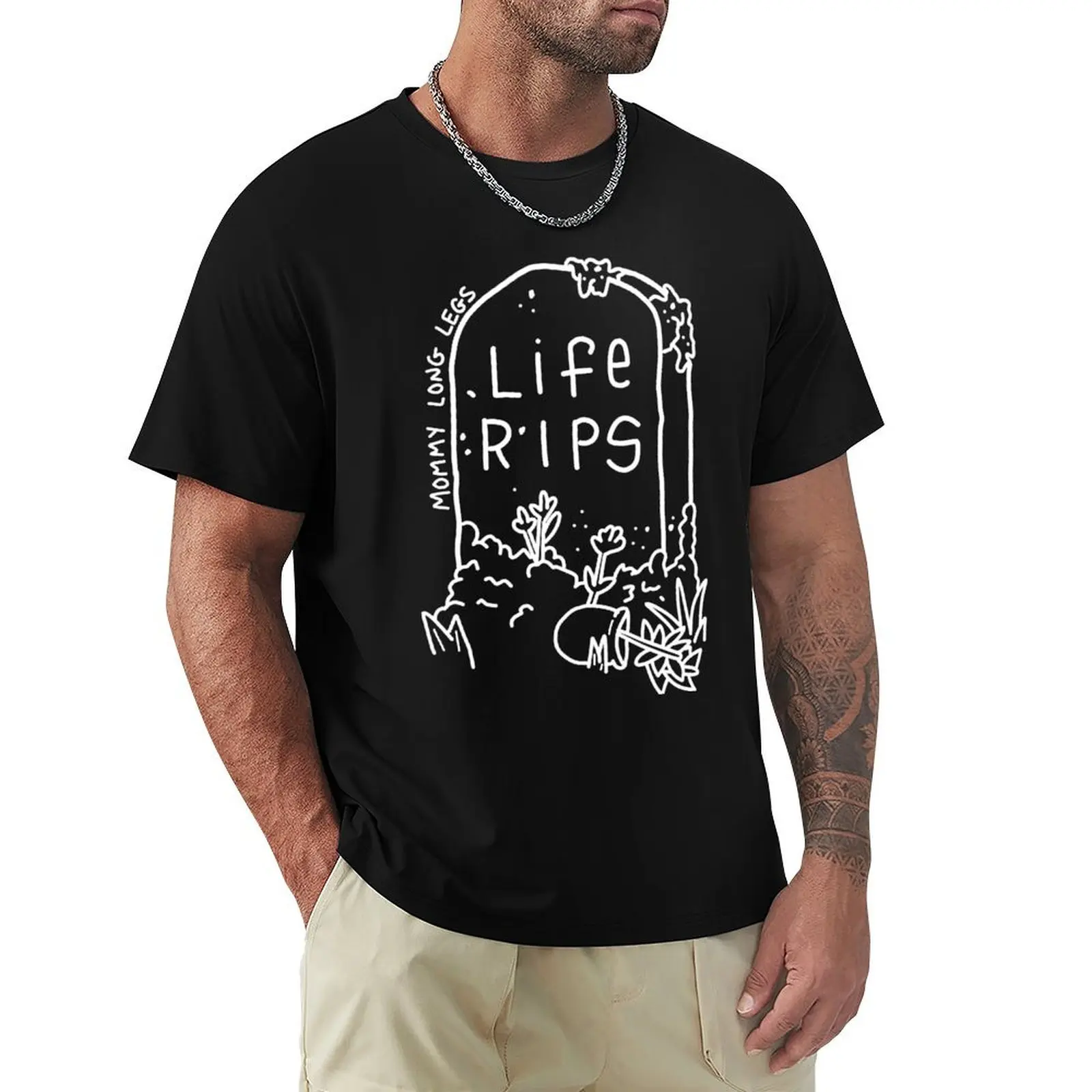 Camiseta Mommy Long Legs Life Rips, camiseta informal de manga corta para uso diario
