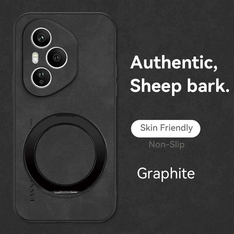 360 °   حافظة لهاتف هواوي هونور 400 سمارت 300 الترا 200 لايت 100 90 80 70 برو غطاء خلفي من جلد الغنم