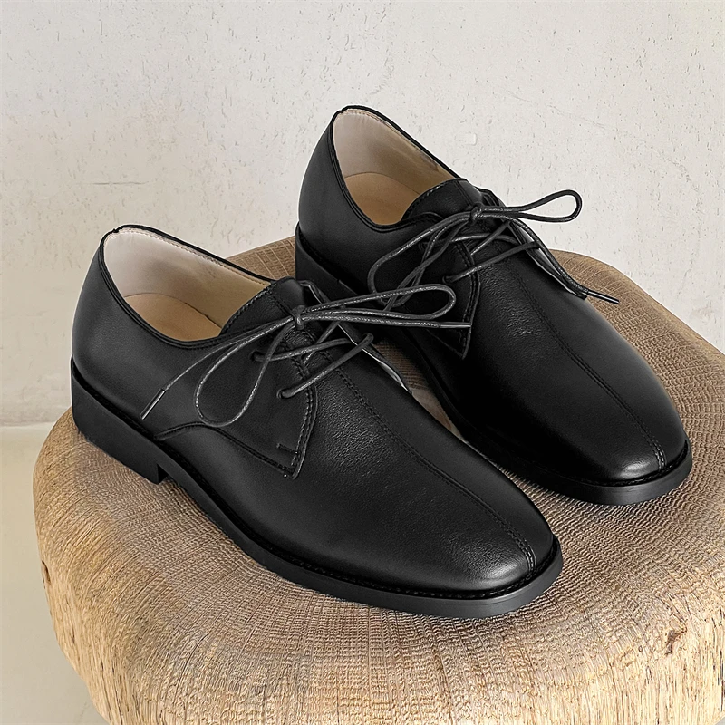 

Мужская обувь дерби, модная повседневная удобная классическая мужская обувь в британском стиле, официальная мужская обувь