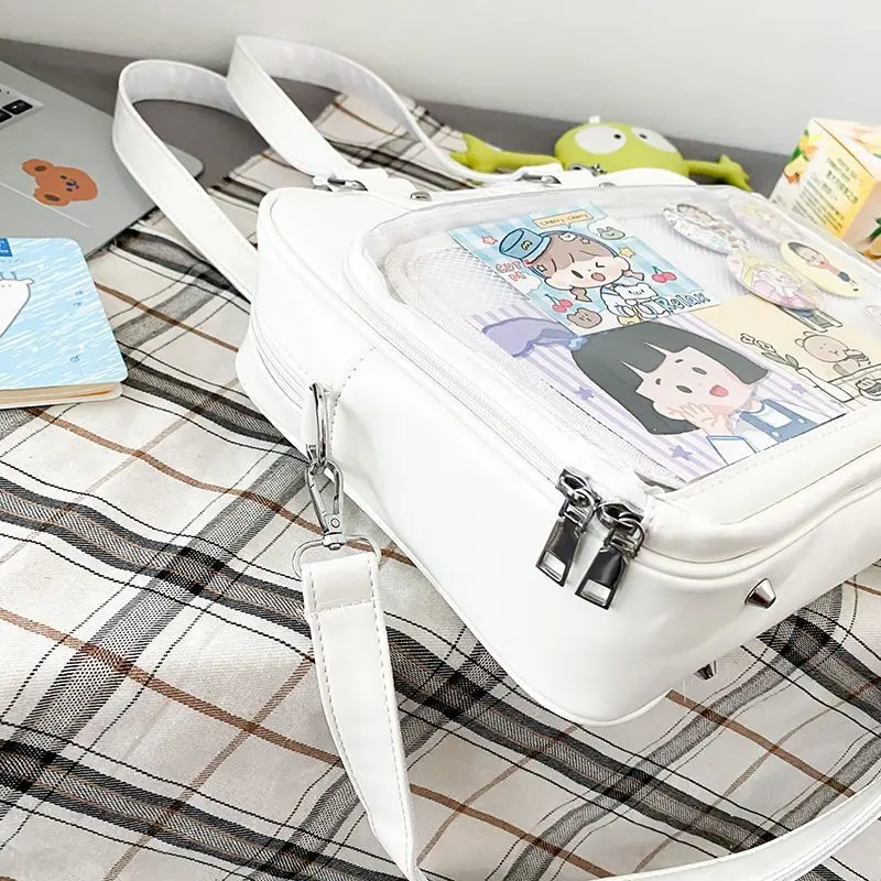 Frauen japanischen Stil Trend kawaii Süßigkeiten Farbe große Kapazität ita Tasche Mode Student adrette Umhängetasche Messenger Umhängetasche – Detail 9