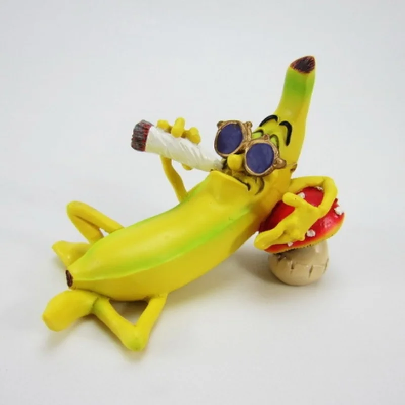 Creative Resin Banana Man Miniature Home Decoration Accessories Funny Bar Decor Crafts Handmade Ornaments Novelty Toys Gifts