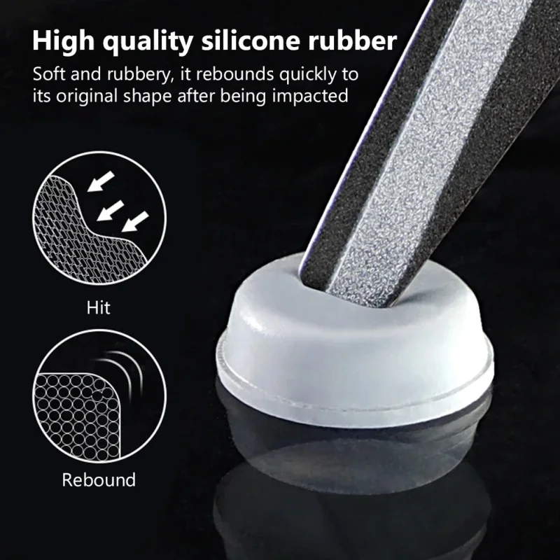 100PCS Self Adhesive Transparent Door Stops Rubber Damper Buffer Cabinet Bumpers Silicone Furniture Pads Cushion Protective Pads
