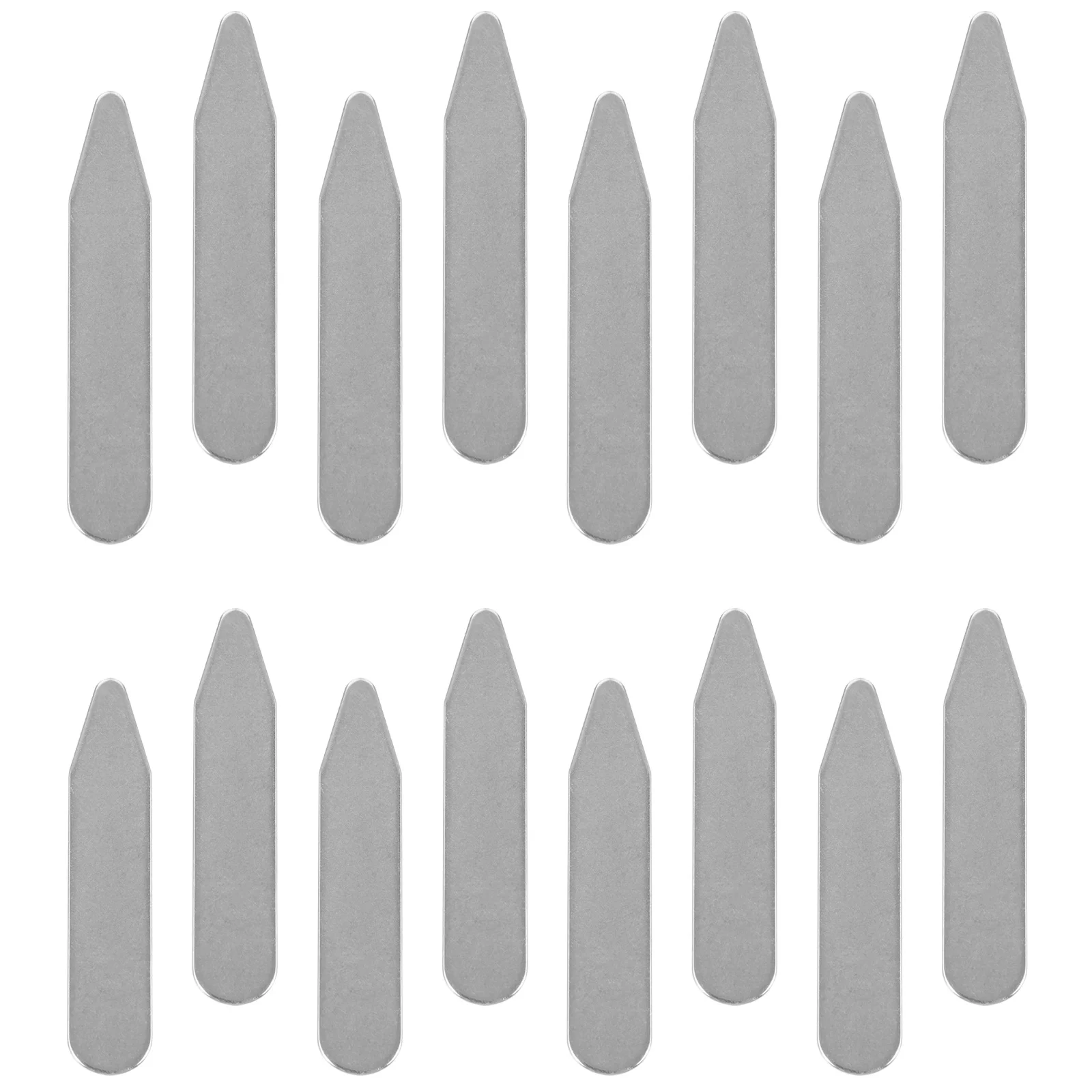 16Pcs Collar Stays for Men Dress Shirts Metal Shirt Collar Easy Use Maintain Shape Work Meeting Shirt Stays