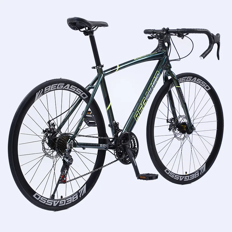 Aluminum Alloy700CRoad Bike Drop Handlebar Lightweight Racing Bike Men's Adult Variable Speed Student Bicycle