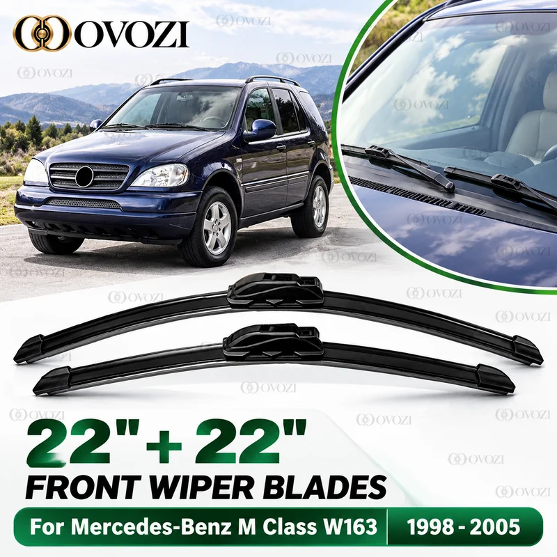 Front Car Wiper Blades For Mercedes-Benz M Class W163 1998-2005 ML320 ML55 ML350 22