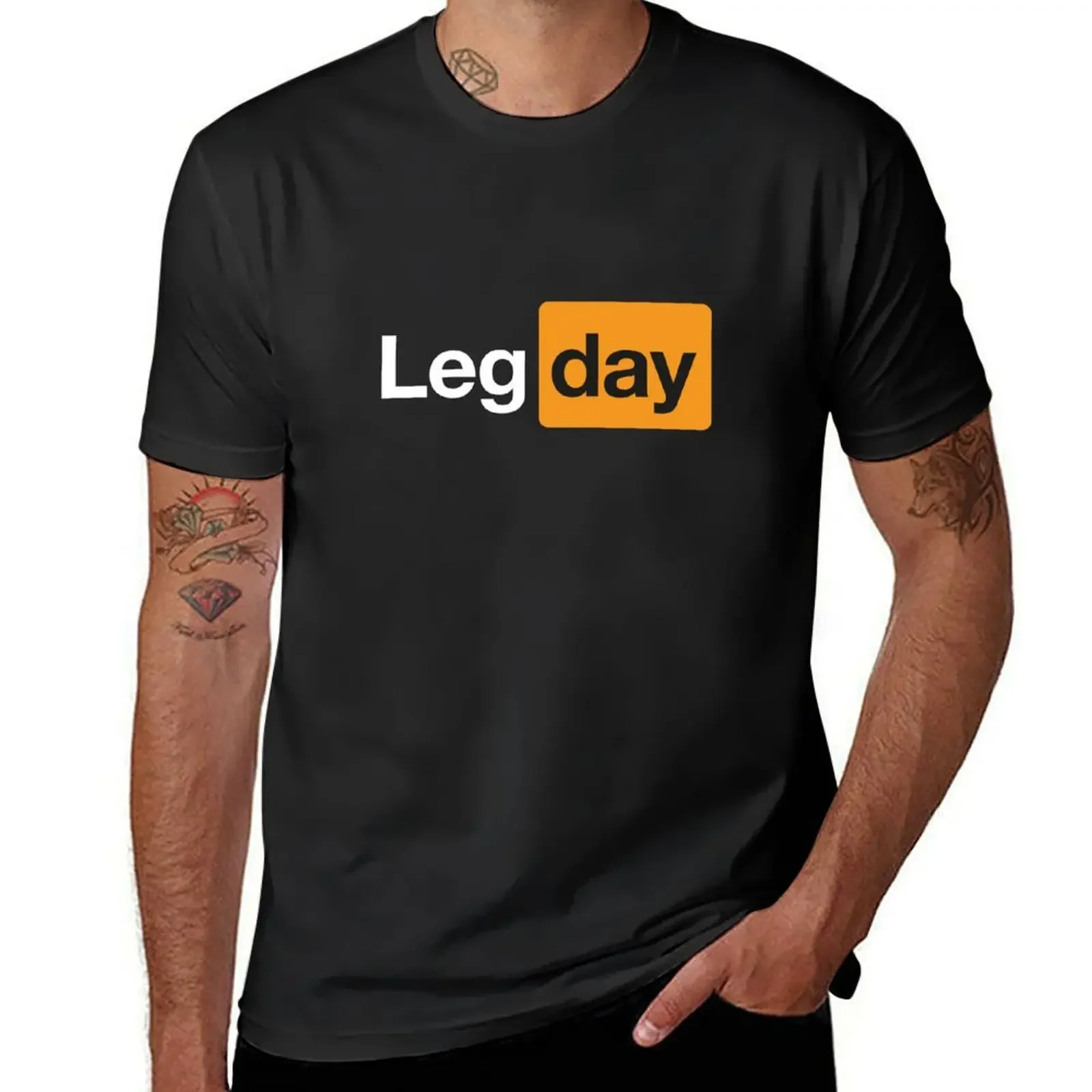 Leg Day Gym Bodybuilding Fitness Workout Quote T-Shirt customizeds customs design your own quick drying shirts men