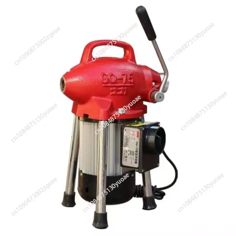 Sewer dredging artifact, kitchen toilet toilet electric pipe dredging machine, 110V