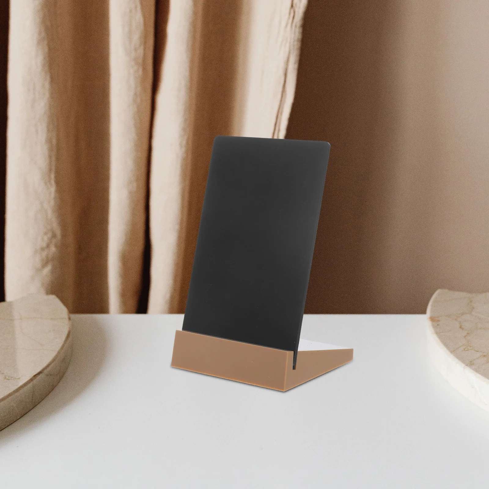 작은 칠판 표지판 책상 장식 A6 사이즈 가정 사무실 상점 웨딩 메뉴 보드 주방 뷔페 카페 지울 수 있는 메시지