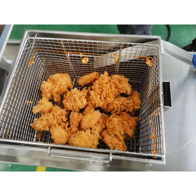 Commercial Electric 2 Tanks Water and Oil Mixture Frying Machine With Water Filter Separator Separation Mini Small Water Fryer - view 3