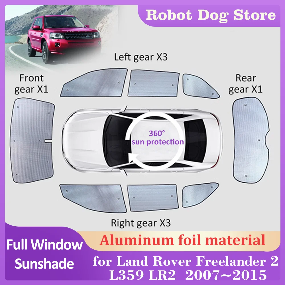 

Full Coverage Sunshades for Land Rover Freelander 2 L359 LR2 2007~2015 Windows Visor Windshield Curtain Sunroof Cover Accessorie