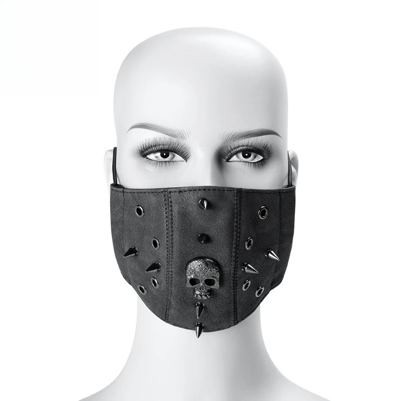 

European and American punk ROCK skull outdoor dust mask, with filter dust PM2.5.