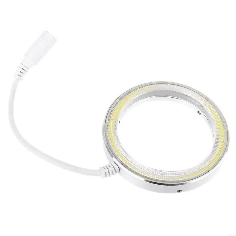 L43A USB Plug Microscope Ring Light Microscope Accessories Adjustable Ring Light Shadowless Lamp Plastic for Shell Durabl