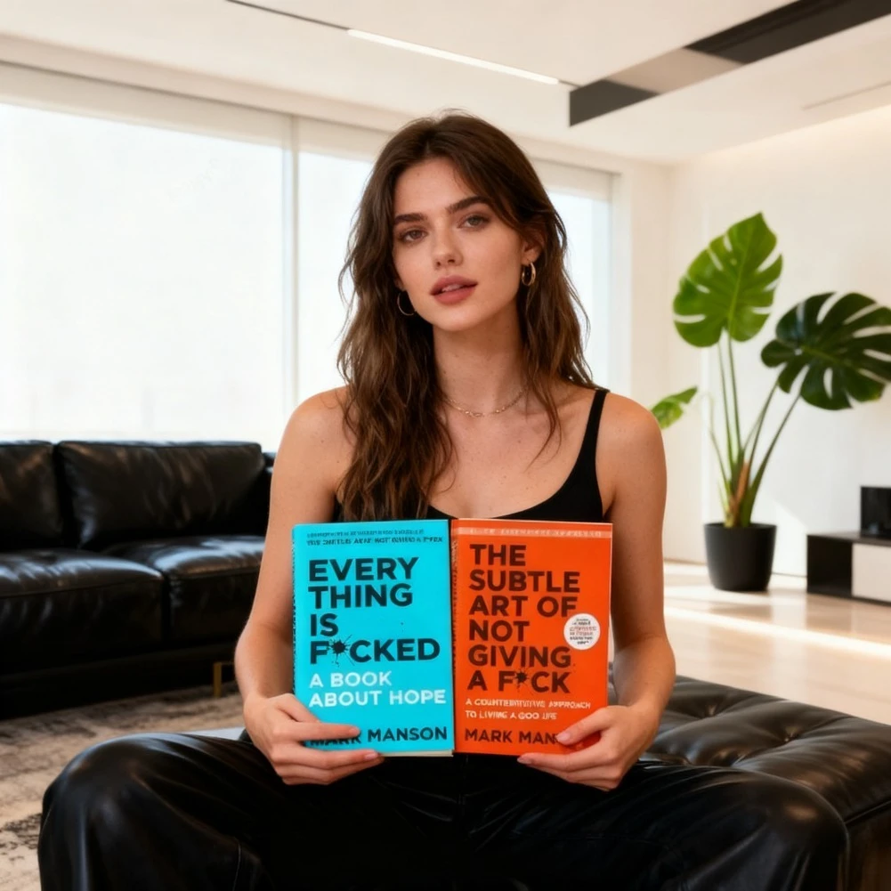 

Тонкое искусство не дачится F*ck / Every Thing Is F*cked от Mark Manson Книга для снятия стресса с самоуправлением