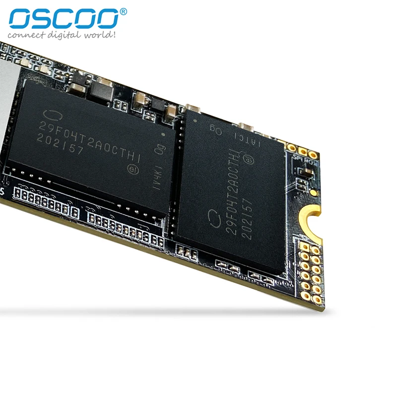 OSCOO 노트북 데스크탑용 내장 솔리드 스테이트 드라이브, Nvme M2 2280 SSD, 2100 MB/s 하드 디스크, SSd PCIe3.0 2280, 512GB, 256GB