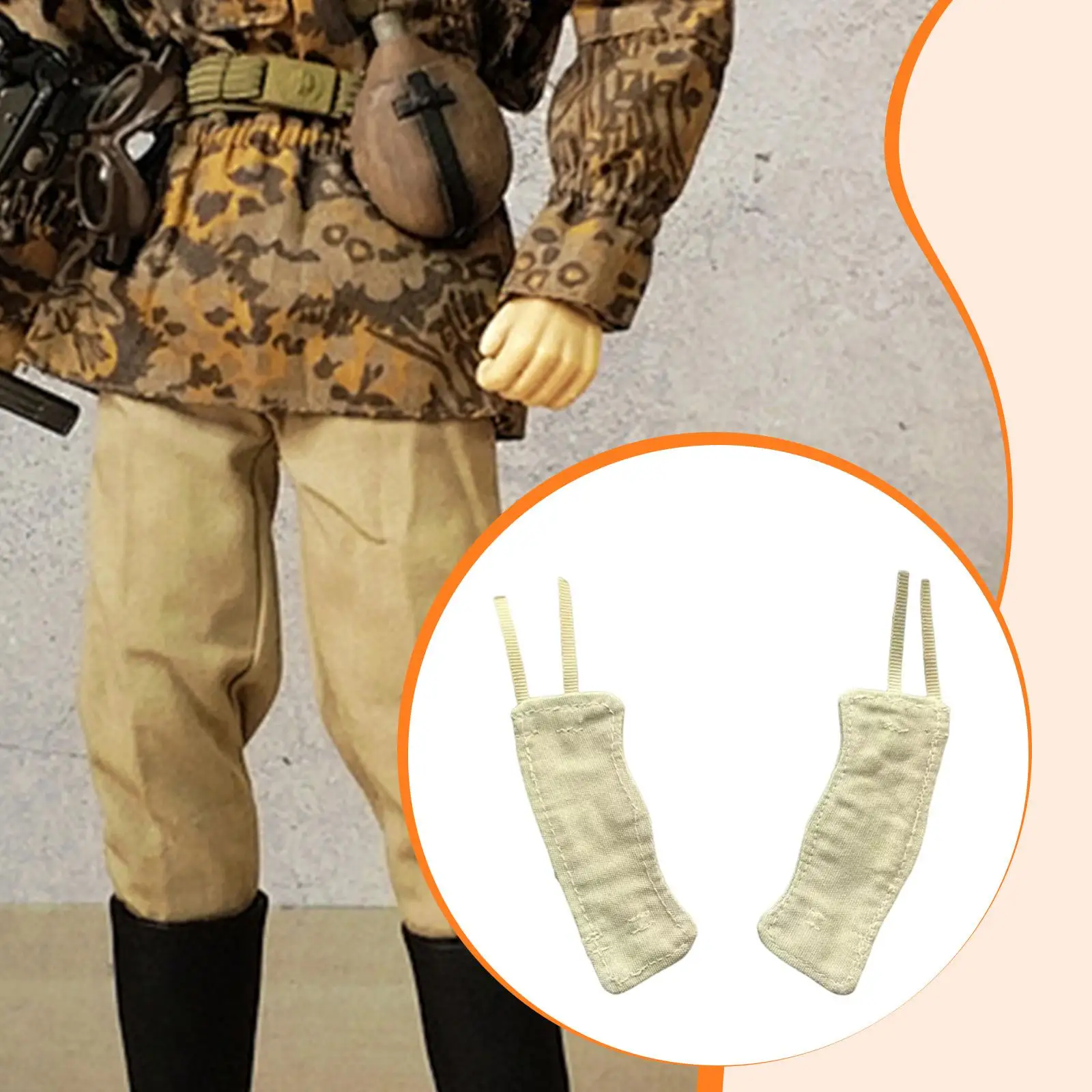 Schaal 1:6 Britse soldaat leggingmodel, casual, klassiek mannelijk miniatuurmodel, aankleedbeenwikkels voor 30 cm actiefiguur